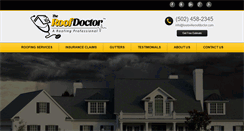 Desktop Screenshot of louisvilleroofdoctor.com